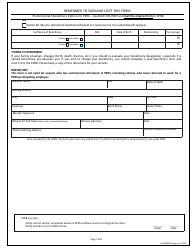 Form WVPF0080 Pre-retirement Beneficiary Designation - West Virginia, Page 7