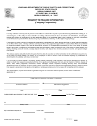 Form DPSSP0094 Part A Corporate Certification Application - Gaming and Non-gaming Suppliers - Louisiana, Page 11