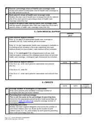 Form CFS02 0910 Child Support Worksheet - Oregon, Page 3