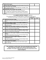Form CFS02 0910 Child Support Worksheet - Oregon, Page 6