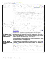 Instructions for Form CFS02 0910 Child Support Worksheet - Oregon, Page 3