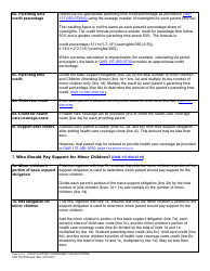 Instructions for Form CFS02 0910 Child Support Worksheet - Oregon, Page 6