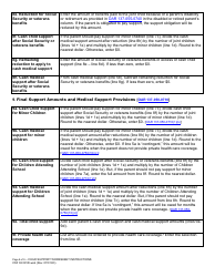 Instructions for Form CFS02 0910 Child Support Worksheet - Oregon, Page 8