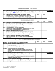 Form CFS02 0910A Child Support Rebuttal Worksheet - Oregon, Page 2