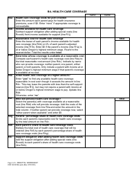 Form CFS02 0910A Child Support Rebuttal Worksheet - Oregon, Page 3