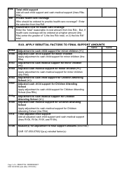 Form CFS02 0910A Child Support Rebuttal Worksheet - Oregon, Page 7