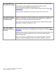 Instructions for Form CFS02 0910A Child Support Rebuttal Worksheet - Oregon, Page 4