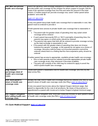 Instructions for Form CFS02 0910A Child Support Rebuttal Worksheet - Oregon, Page 5