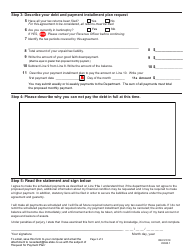 Form REV-F019 Payment Installment Plan Request - Nevada, Page 3