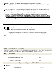 Form DDAP-EFM-1307 Agency Staff Change Request - Gambling Treatment Program - Pennsylvania, Page 2