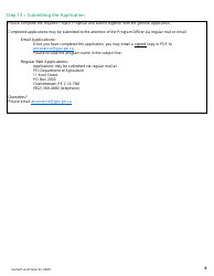 Application Form - Assurance Systems Program - Prince Edward Island, Canada, Page 6
