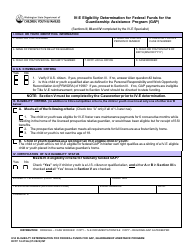 DCYF Form 14-319A V-E Eligibility Determination for Federal Funds for the Guardianship Assistance Program (Gap) - Washington