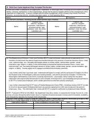 DCYF Form 15-955 Family Home and Center Child Care License or Certification Application - Washington, Page 3