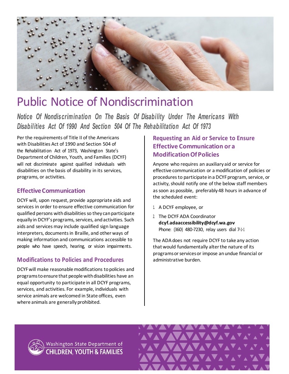 DCYF Form 15-955 Family Home and Center Child Care License or Certification Application - Washington, Page 5