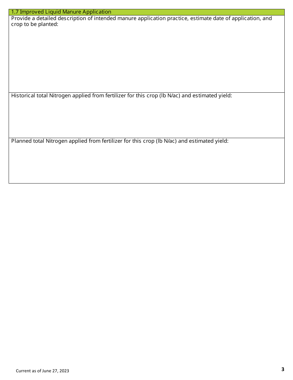 Appendix B Tillage, Rotation, Liquid Manure - Agriculture Stewardship Program - Prince Edward Island, Canada, Page 3