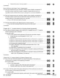 Form S11-1111 Vacation Rental Management Checklist - North Carolina, Page 5