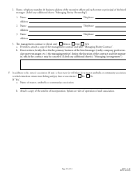 Form REC1.38 Application for Registration of Timeshare Program - North Carolina, Page 10