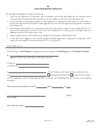 Form REC1.38 Application for Registration of Timeshare Program - North Carolina, Page 11