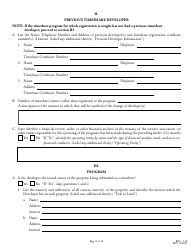 Form REC1.38 Application for Registration of Timeshare Program - North Carolina, Page 4