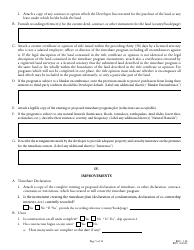 Form REC1.38 Application for Registration of Timeshare Program - North Carolina, Page 5