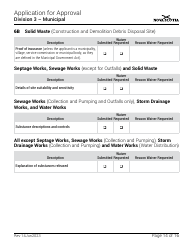 Application for Approval - Division 3 - Municipal - Nova Scotia, Canada, Page 14
