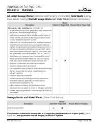 Application for Approval - Division 3 - Municipal - Nova Scotia, Canada, Page 15