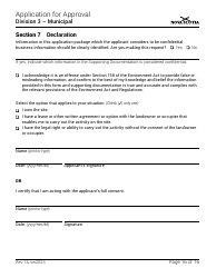 Application for Approval - Division 3 - Municipal - Nova Scotia, Canada, Page 16