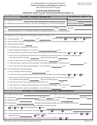 FEMA Form FF-206-FY-22-152 Elevation Certificate - National Flood Insurance Program, Page 3
