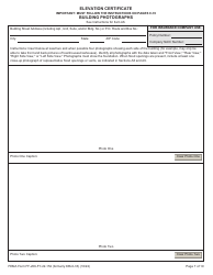 FEMA Form FF-206-FY-22-152 Elevation Certificate - National Flood Insurance Program, Page 8