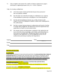 Application for Asbestos Safety Control Monitor (Ascm) Pursuant to N.j.a.c. 5:23-8 - New Jersey, Page 3