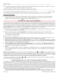Form WH-382 Designation Notice Under the Family and Medical Leave Act, Page 2