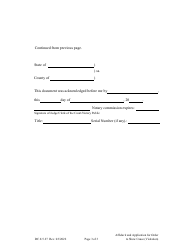 Form DC6:5.27 Affidavit and Application for Order to Show Cause (Visitation) - Nebraska, Page 3
