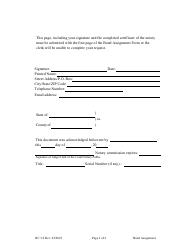 Form DC3:2 Bond Assignment - Nebraska, Page 2