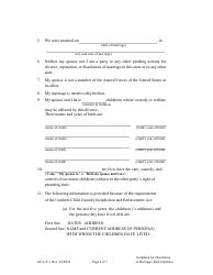 Form DC6:5.1 Complaint for Dissolution of Marriage (With Children) - Nebraska, Page 2