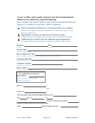 Form CC6:1 Financial Affidavit - Nebraska (English/Spanish), Page 4
