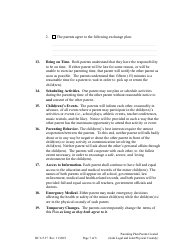 Form DC6:5.37 Parenting Plan Parent-Created - Nebraska, Page 7