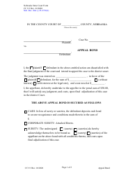 Form CC9:3 Appeal Bond - Nebraska