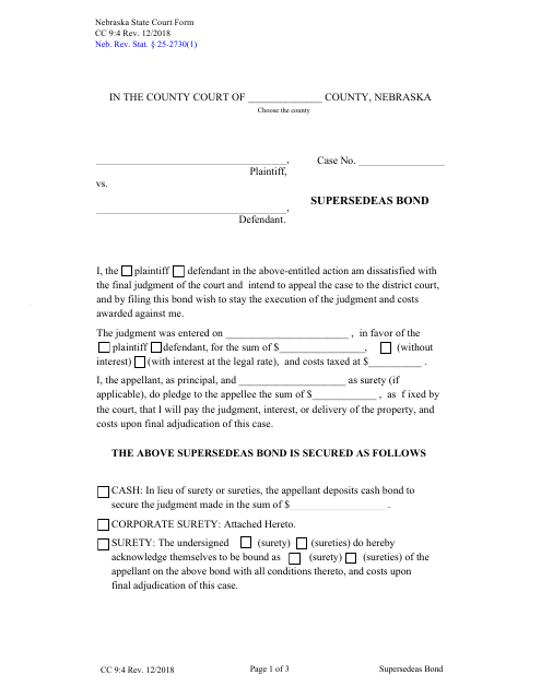Form CC9:4  Printable Pdf