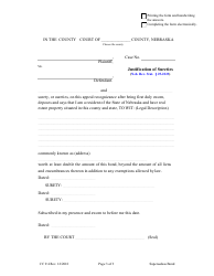 Form CC9:4 Supersedeas Bond - Nebraska, Page 3