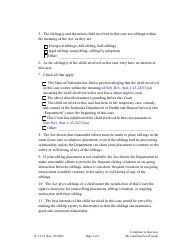 Form JC15:12 Complaint to Intervene (Guardian or Next Friend on Behalf of Sibling) - Nebraska, Page 2