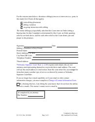 Form JC15:12 Complaint to Intervene (Guardian or Next Friend on Behalf of Sibling) - Nebraska, Page 3
