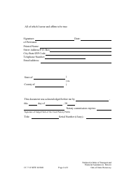 Form CC7:13 Petition for Order of Transport and Financial Assistance to Return Out-of-State Runaway - Nebraska, Page 2