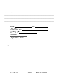 Form JC14:5 Guardian Ad Litem Checklist - Nebraska, Page 4