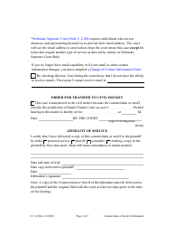 Form CC4:2 Counterclaim or Setoff of Defendant (Small Claims Court) - Nebraska, Page 2