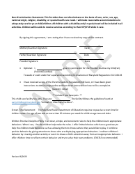 Parent-Provider Agreement - Sample - Maryland, Page 4