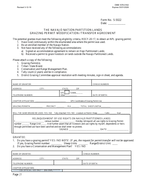 Form 5-2022  Printable Pdf