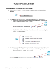 Document preview: Instructions for Form CC GLOBAL-ACCEPTANCE Global Acceptance of Appointment Form - Nebraska