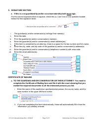 Instructions for Form CC16:2.46 Address Change Notification and Certifcate of Mailing - Nebraska, Page 2