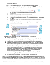 Instructions for Form CC16:2.49 Certificate of Mailing - Nebraska, Page 2