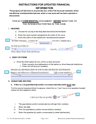 Document preview: Instructions for Form CC16:2.40 Updated Financial Information for Guardianships and Conservatorships - Nebraska